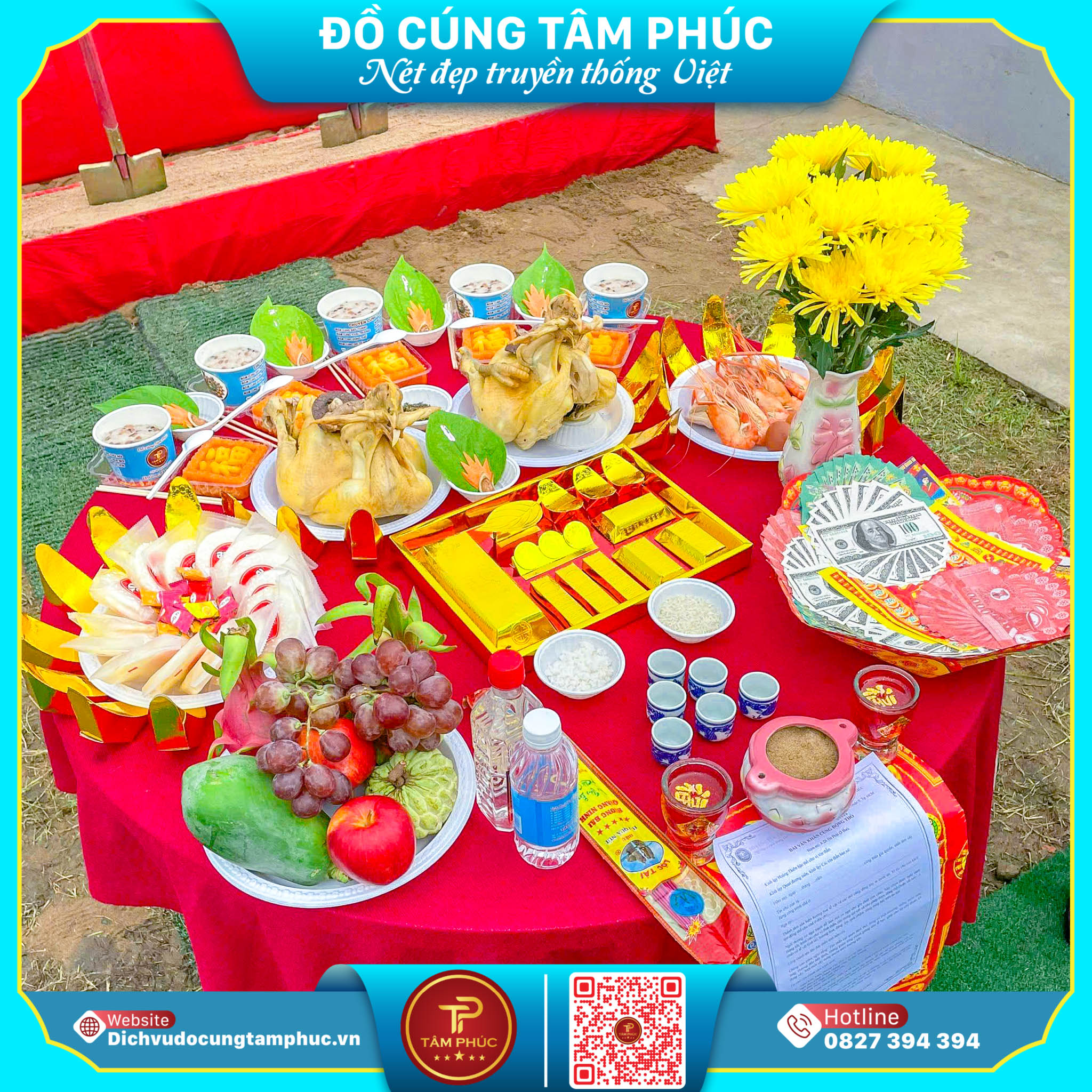 Khởi Đầu May Mắn, Mâm Cúng Động Thổ Chuẩn Tâm  Linh Tại Cần Thơ